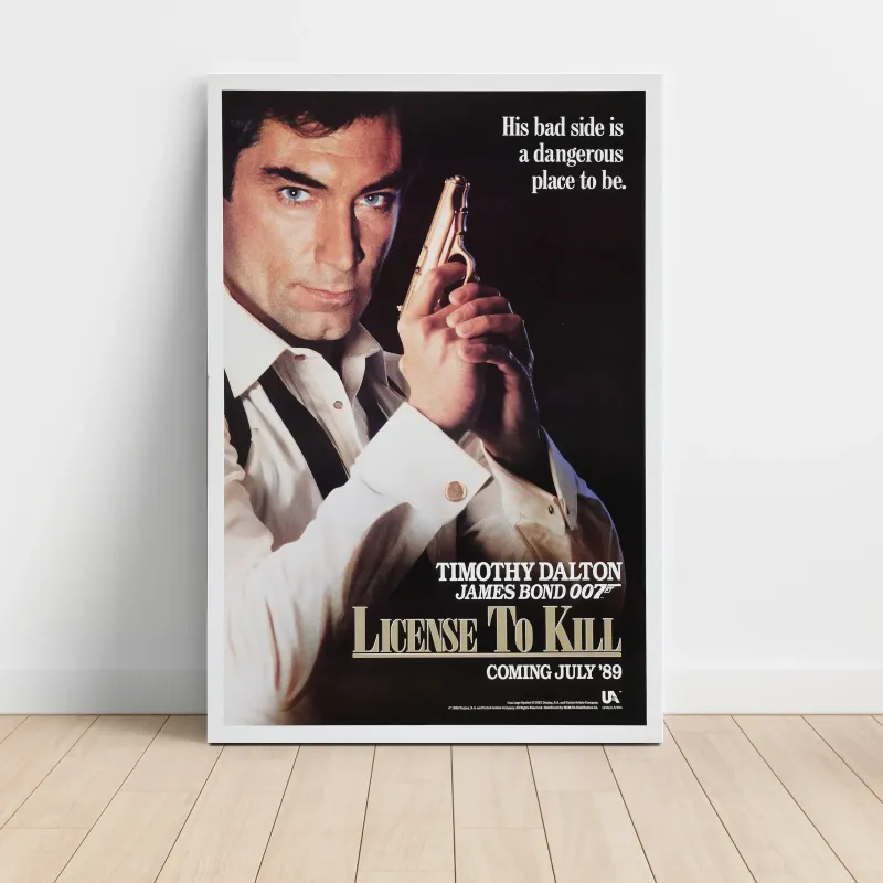 Licence to Kill (1989) Fine Art Movie Poster