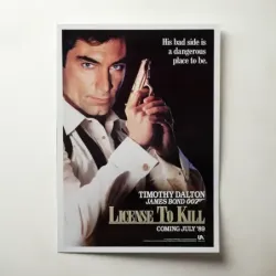 Licence to Kill (1989) Fine Art Movie Poster