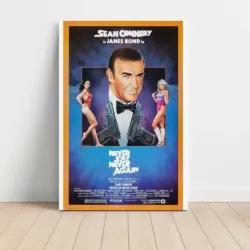 Never Say Never Again (1983) Fine Art Movie Poster