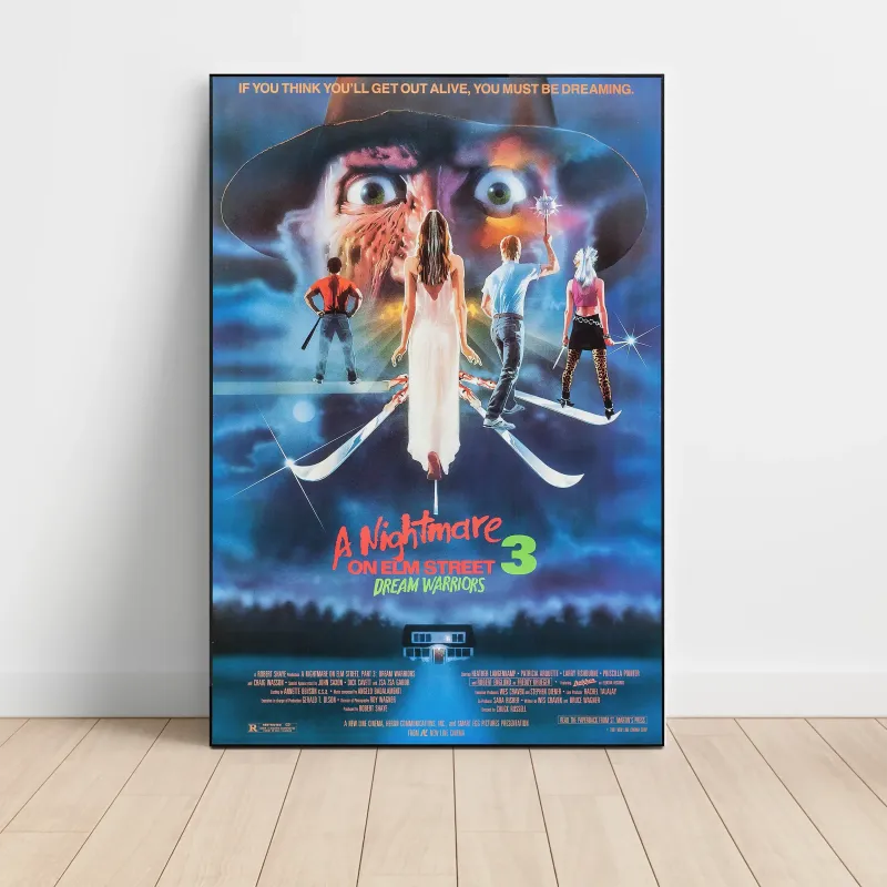 A Nightmare on Elm Street 3: Dream Warriors (1987) Fine Art Movie Poster