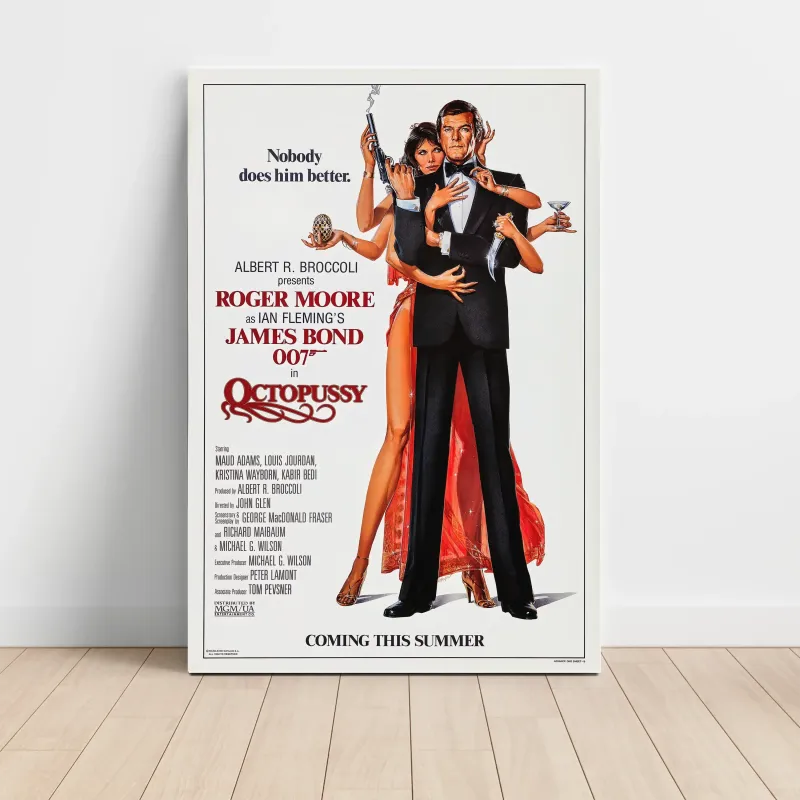 Octopussy (1983) Fine Art Movie Poster