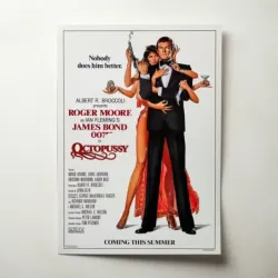 Octopussy (1983) Fine Art Movie Poster