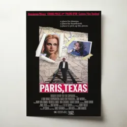 Paris, Texas (1984) Fine Art Movie Poster