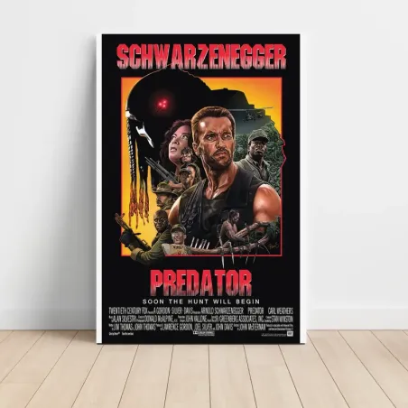 Predator (1987) Fine Art Movie Poster (Design 2)