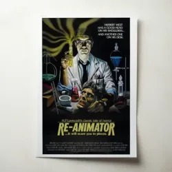 Re-Animator (1985) Fine Art Movie Poster
