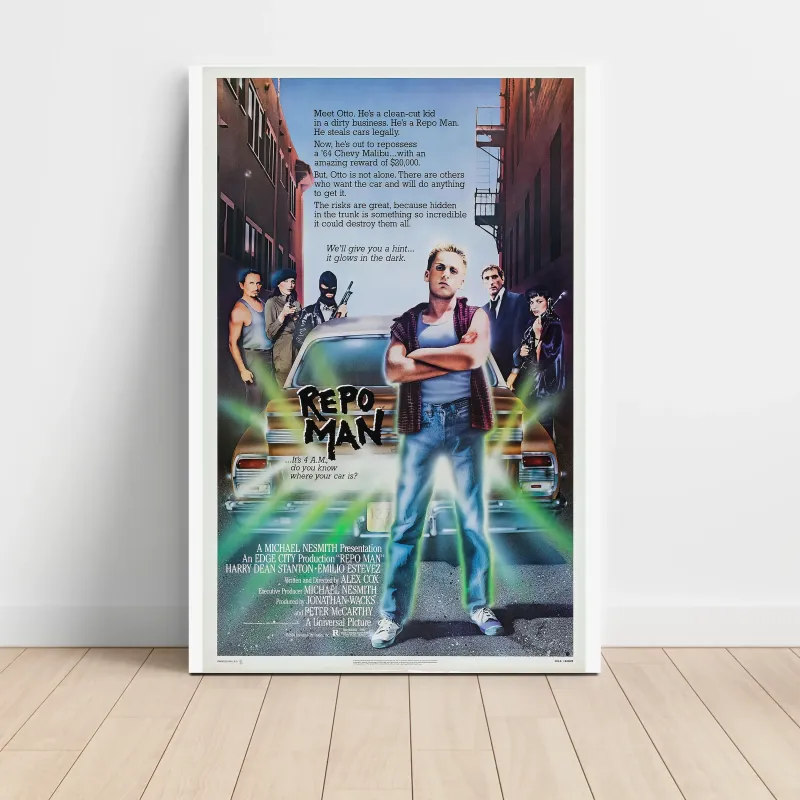 Repo Man (1984) Fine Art Movie Poster