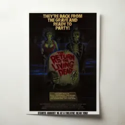 The Return of the Living Dead (1985) Fine Art Movie Poster