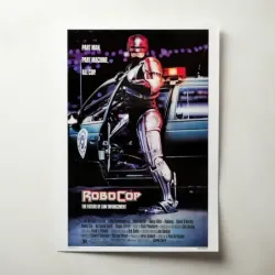 RoboCop (1987) Fine Art Movie Poster