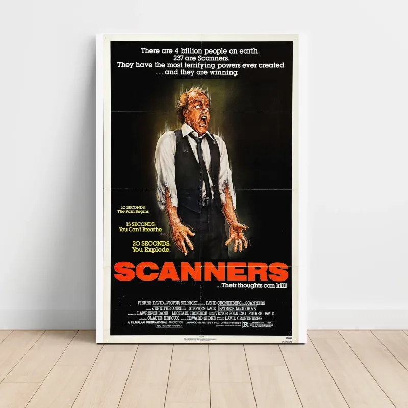 Scanners (1981) Fine Art Movie Poster