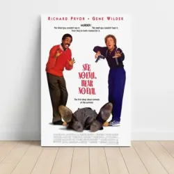 See No Evil, Hear No Evil (1989) Fine Art Movie Poster
