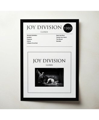 Joy Division Closer Fine Art Album Poster