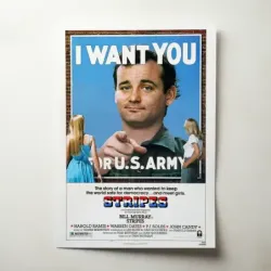 Stripes (1981) Fine Art Movie Poster