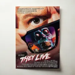They Live (1988) Fine Art Movie Poster