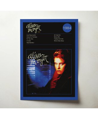 Alison Moyet – Alf Fine Art Album Poster for Music Lovers