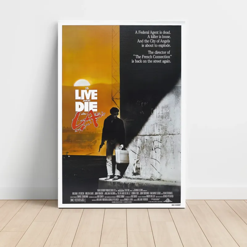To Live and Die in L.A. (1985) Fine Art Movie Poster