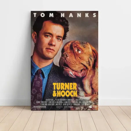 Turner & Hooch (1989) Fine Art Movie Poster