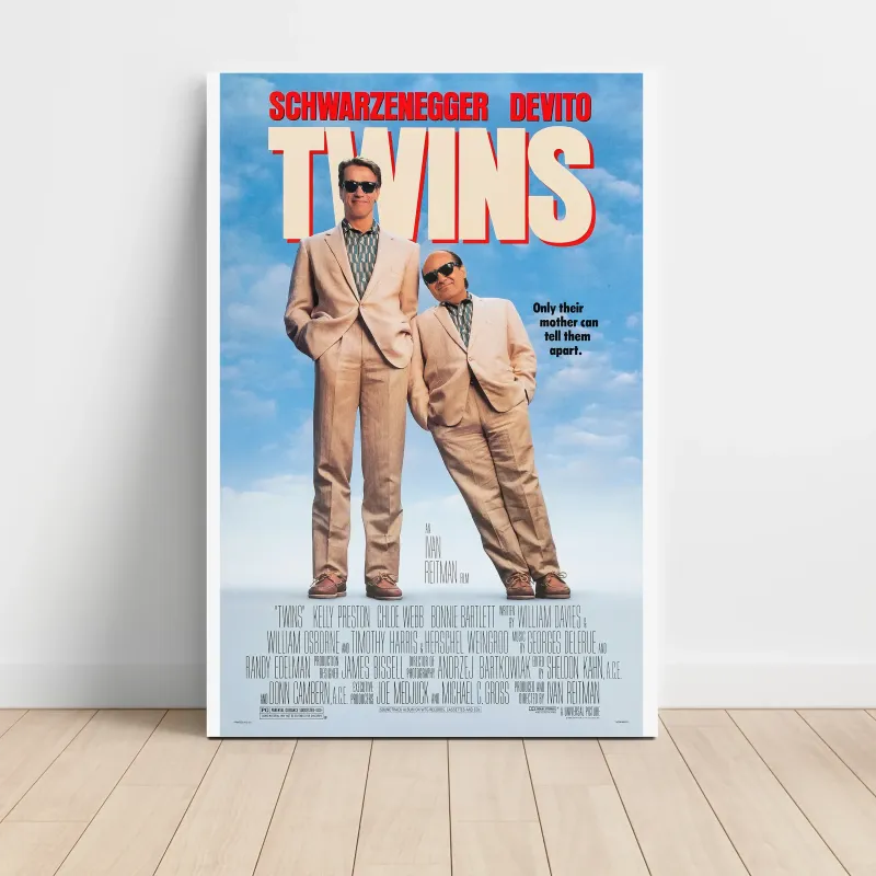 Twins (1988) Fine Art Movie Poster