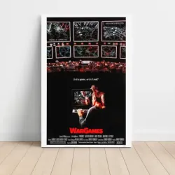 WarGames (1983) Fine Art Movie Poster
