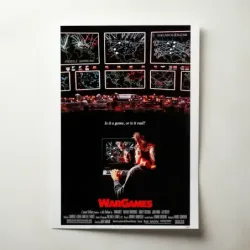 WarGames (1983) Fine Art Movie Poster