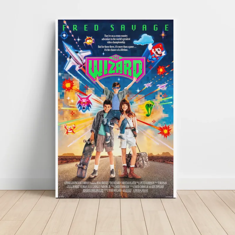 The Wizard (1989) Fine Art Movie Poster