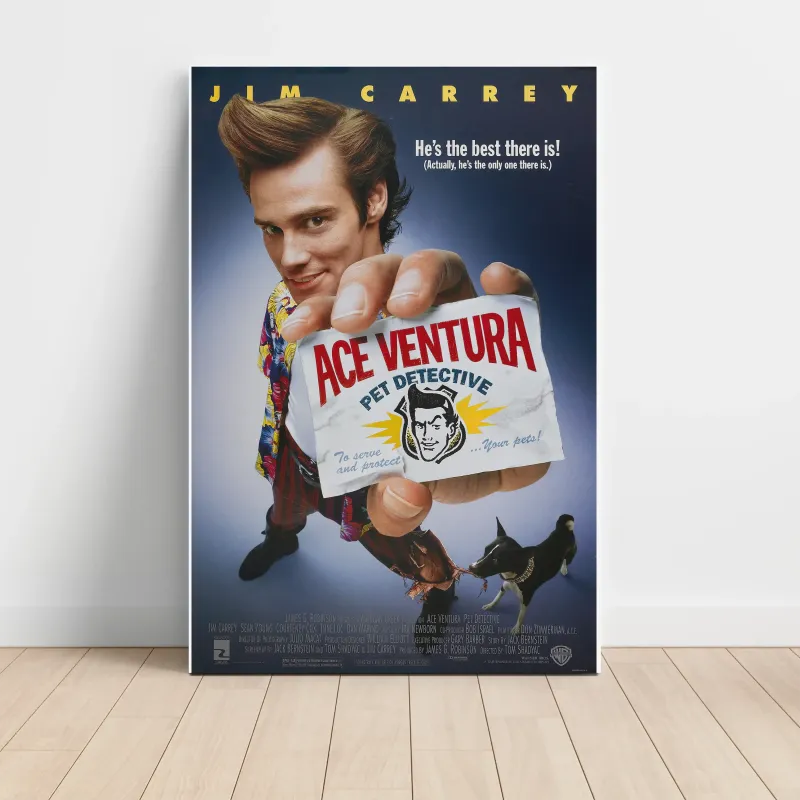 Ace Ventura: Pet Detective (1994) Fine Art Movie Poster