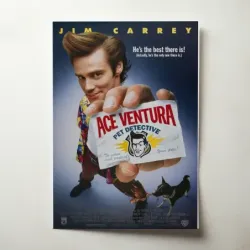 Ace Ventura: Pet Detective (1994) Fine Art Movie Poster