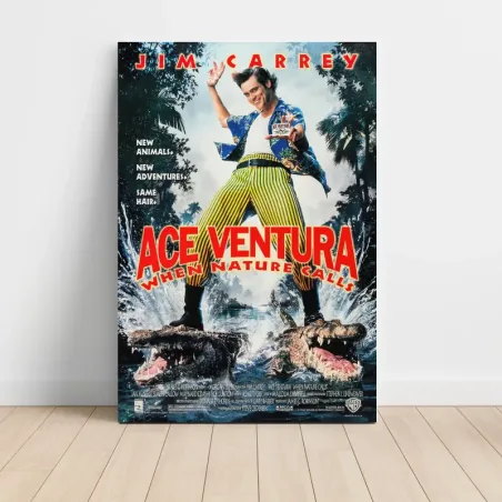 Ace Ventura: When Nature Calls (1995) Fine Art Movie Poster