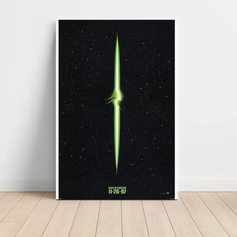 Alien Resurrection (1997) Fine Art Movie Poster
