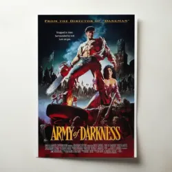 Army of Darkness (1992) Fine Art Movie Poster