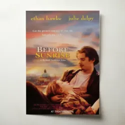 Before Sunrise (1995) Fine Art Movie Poster