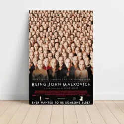 Being John Malkovich (1999) Fine Art Movie Poster