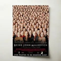 Being John Malkovich (1999) Fine Art Movie Poster