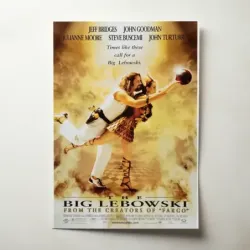 The Big Lebowski (1998) Fine Art Movie Poster