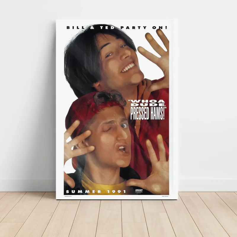Bill & Ted's Bogus Journey (1991) Fine Art Movie Poster