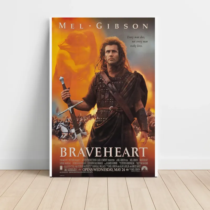 Braveheart (1995) Fine Art Movie Poster