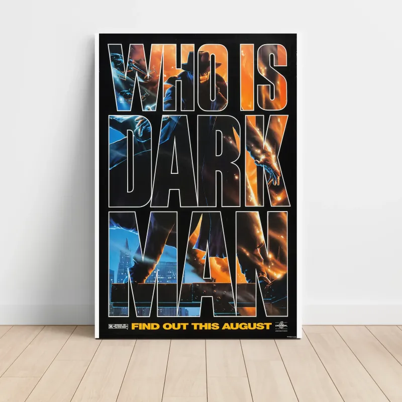 Darkman (1990) Fine Art Movie Poster