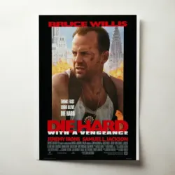 Die Hard with a Vengeance (1995) Fine Art Movie Poster (Design 2)
