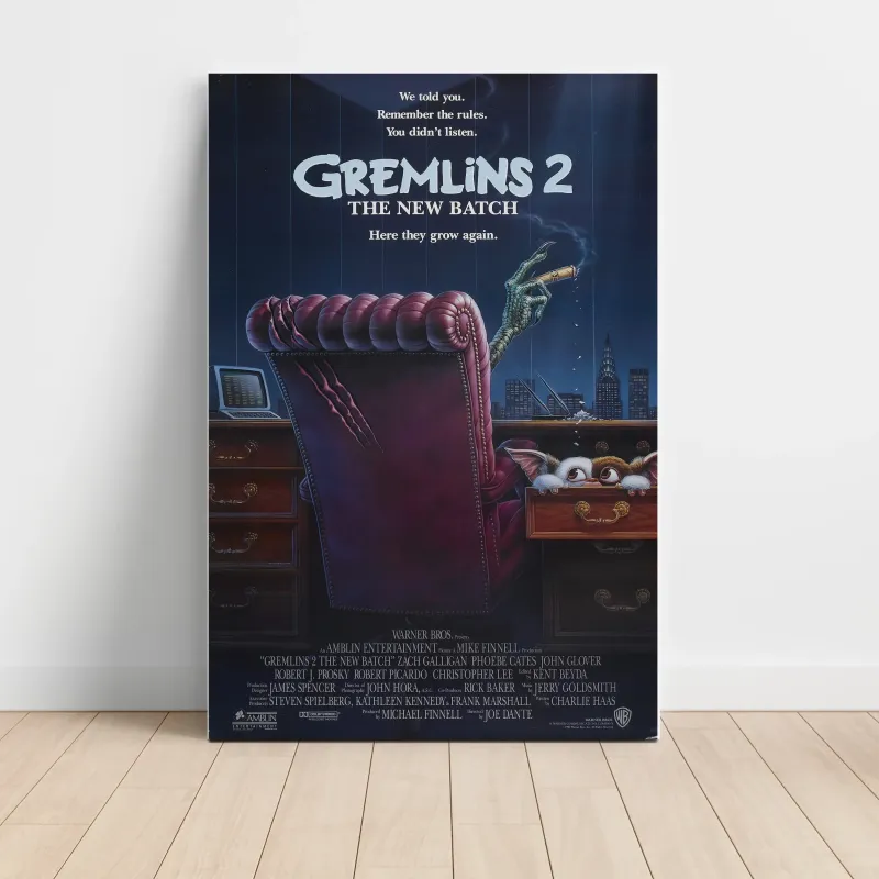 Gremlins 2: The New Batch (1990) Fine Art Movie Poster