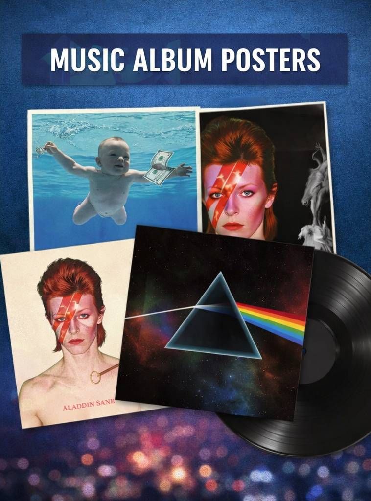 Music album poster prints
