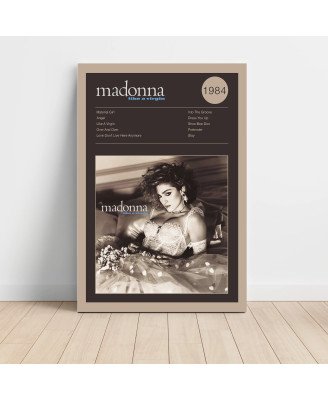 Madonna – Like A Virgin Fine Art Album Poster