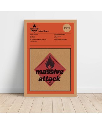 Massive Attack – Blue Lines Fine Art Album Poster
