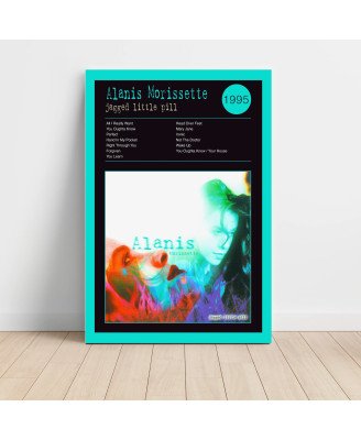 Alanis Morissette – Jagged Little Pill Fine Art Album Poster - Music Decor