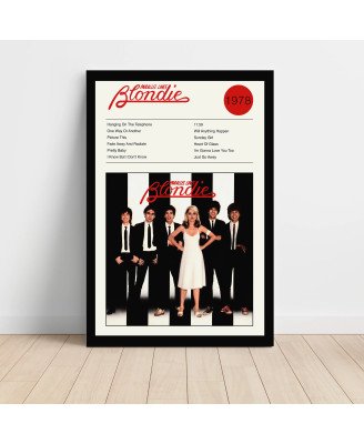 Blondie - Parallel Lines Fine Art Album Poster - Music Wall Decor