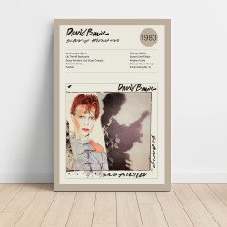 David Bowie – Scary Monsters Fine Art Album Poster