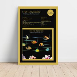 Stevie Wonder – The Original Musiquarium I Fine Art Album Poster
