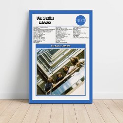 The Beatles – 19671970 Blue Album Fine Art Album Poster