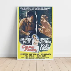 Cape Fear Fine Art 1960's Movie Poster Wall Art