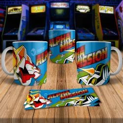 Alpha Mission Retro 8-Bit Arcade Gaming Mug
