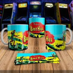 Boot Hill 8Bit Arcade Retro Gaming Mug - Level Up Your Sip!