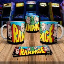 Rampage 8Bit Arcade Retro Gaming Mug - Level Up Your Sip!